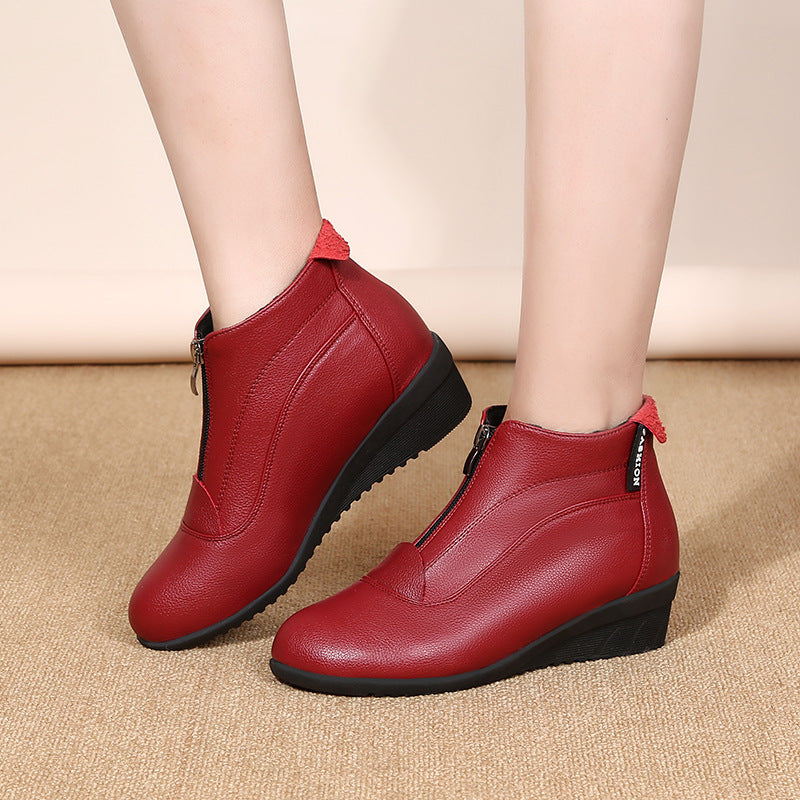 LEA - Bottines en cuir pour femmes