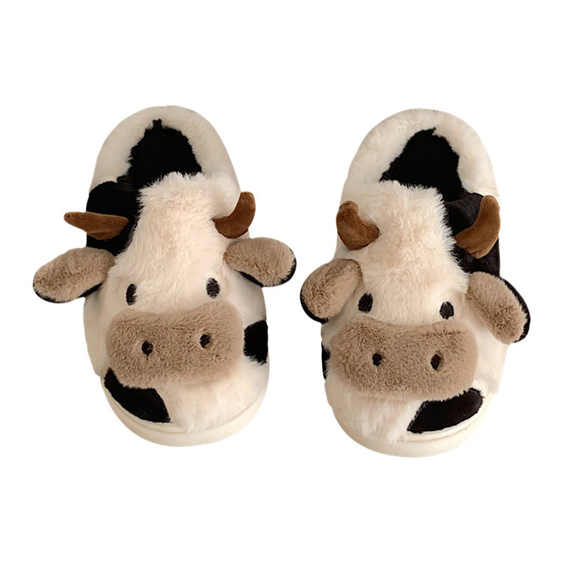 PooFies - Pantoufles de vache moelleuses mignonnes